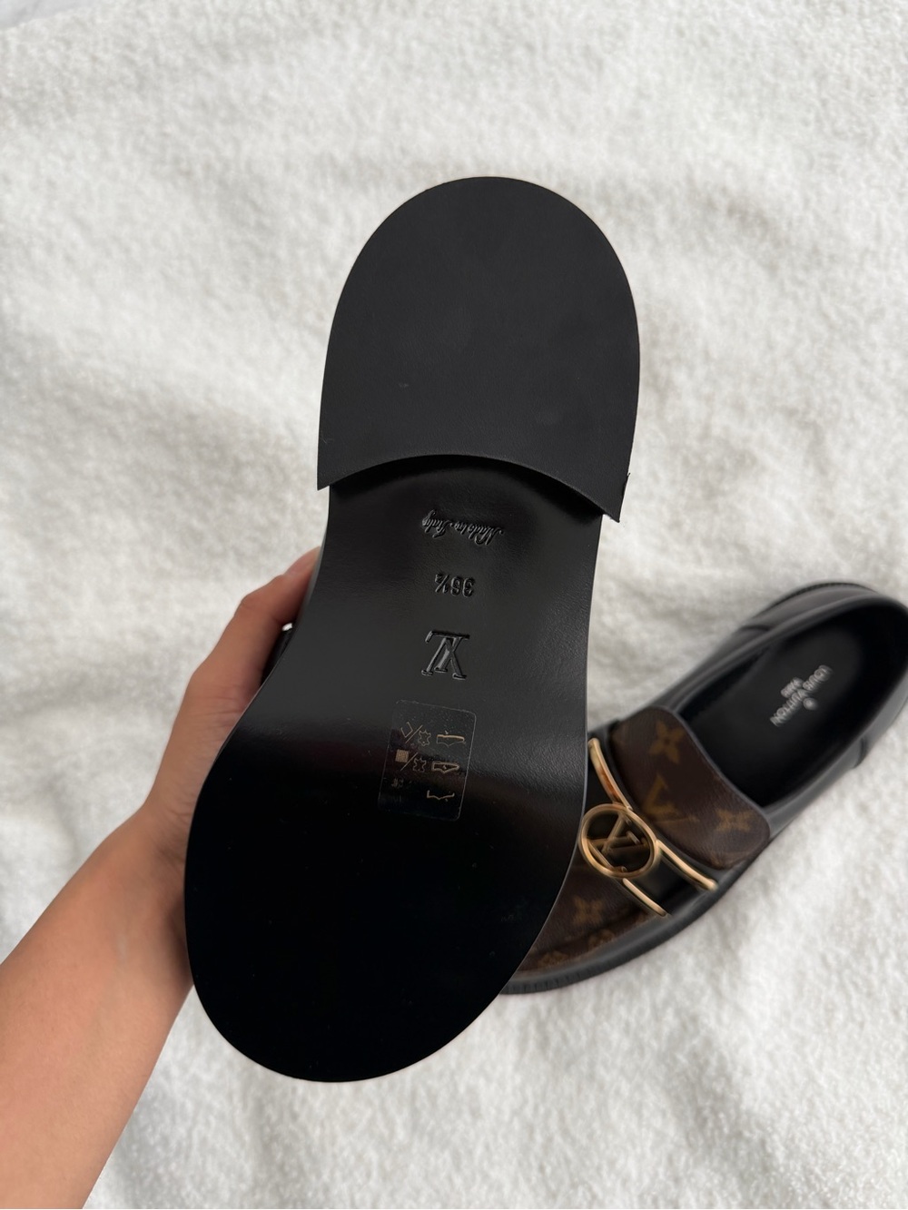 Louis Vuitton Women’s Brown Monogram Leather Academy - Picture 4 of 6